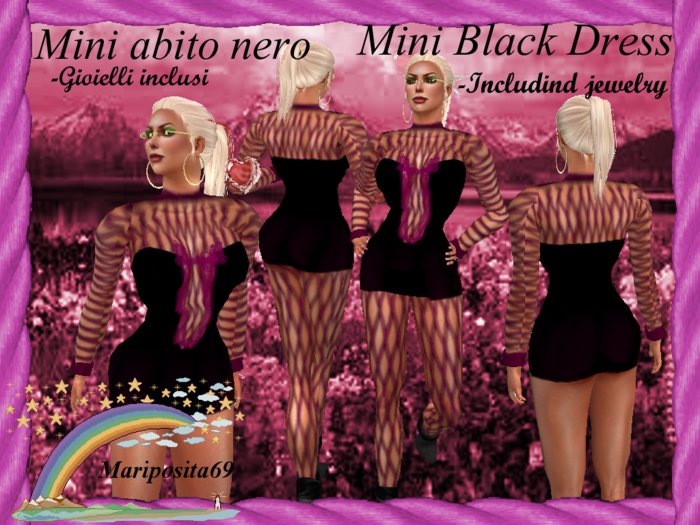 Mini Black Dress  (Mini abito nero)