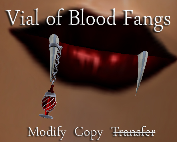 .:harmless INK:. Vial of Blood Fangs