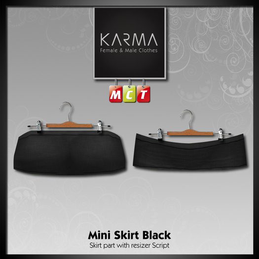 Karma - Mini Skirt - Black