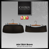 Karma - Mini Skirt - Brown