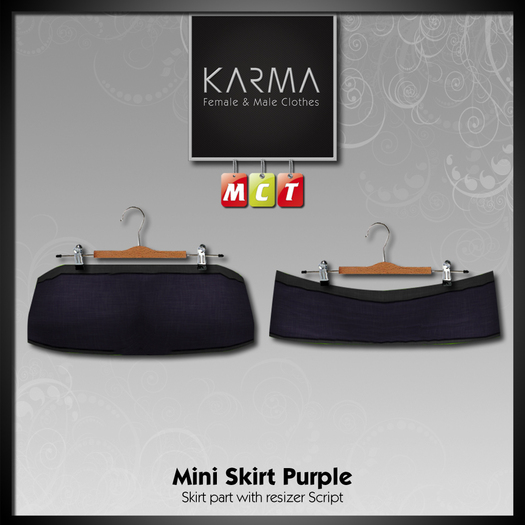 Karma - Mini jupe Violet