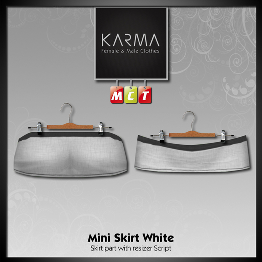 Karma - Mini jupe Blanche