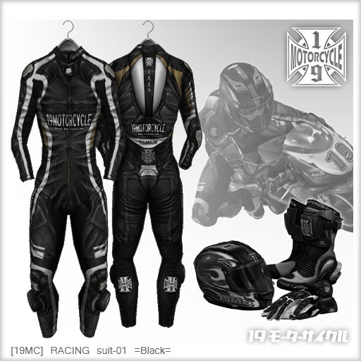 [19MC] RACING Suit-01 =Black=