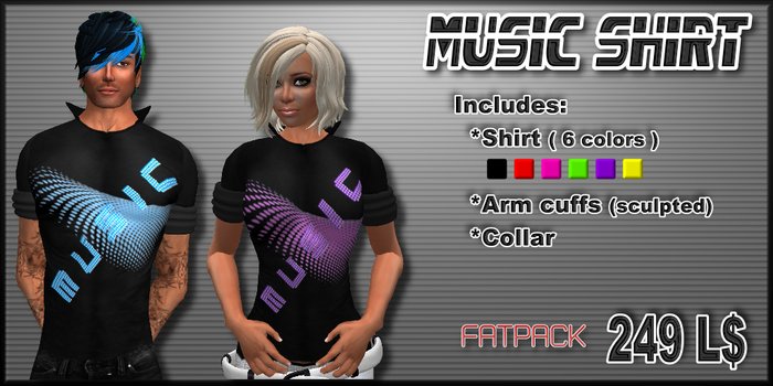 Music Shirt FATPACK