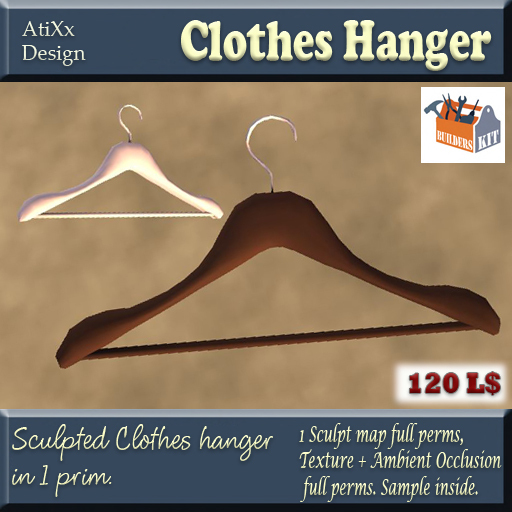 Clothes Hanger Sculpted