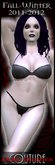 Dare Designs Couture: fall/winter 2011 - bra/thong - charcoal