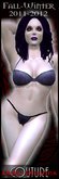 Dare Designs Couture: fall/winter 2011 - bra/thong - indigo