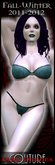 Dare Designs Couture: fall/winter 2011 - bra/thong - teal