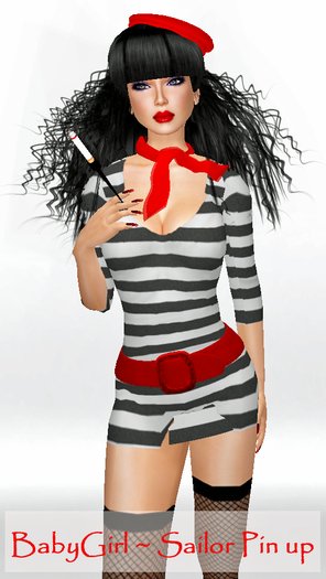 BabyGirl ~ Sailor pin up