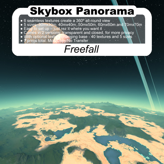Panoramic Skybox Privacy Screens - Freefall |Panoramic|Panoramic