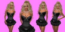 KL CASSIE MINI DRESS BLACK