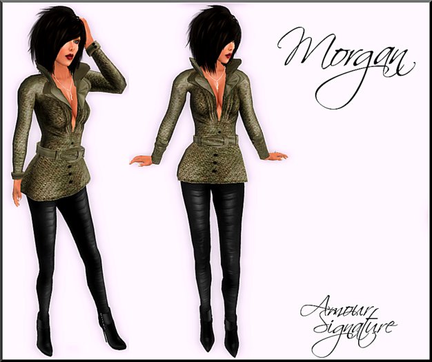 Amour Signature - Morgan Outfit - Green Maze