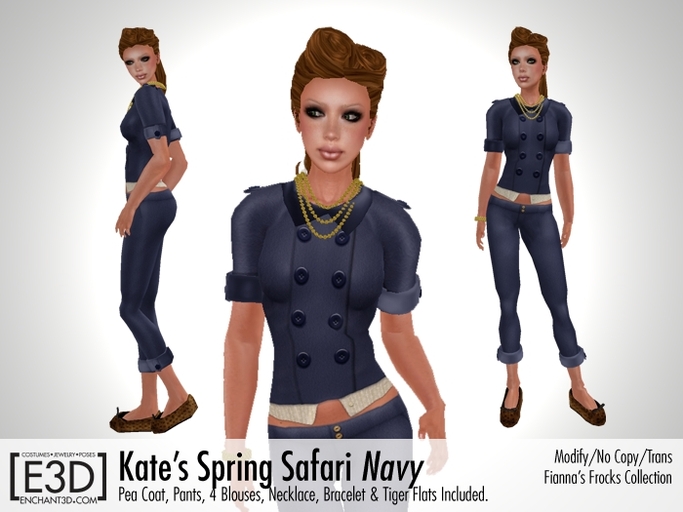 [E3D] Enchant3D - Kate's Spring Safari Navy