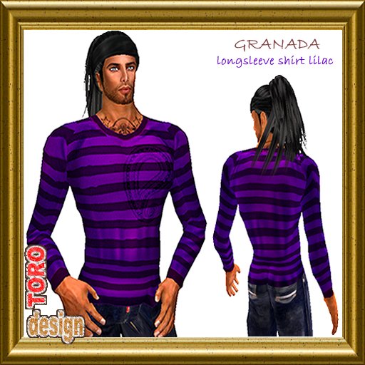 longsleeve shirt GRANADA LILAC