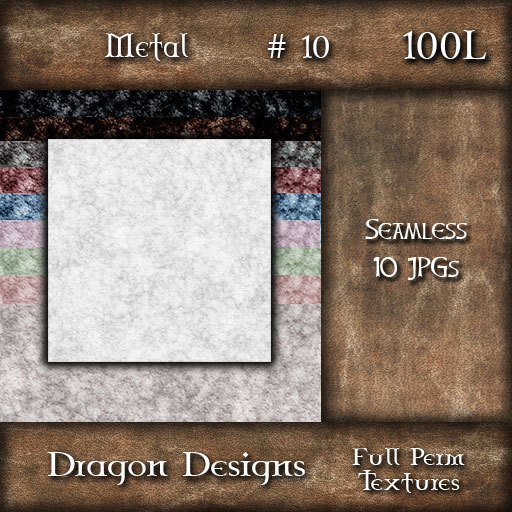 Dragon Designs Seamless Metal Textures - 10
