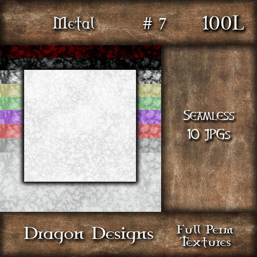 Dragon Designs Seamless Metal Textures - 7