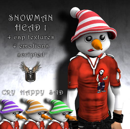 PIXLIGHTS SNOWMAN HEAD 