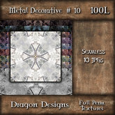 Dragon Designs Seamless Decorative Metal Textures - 10