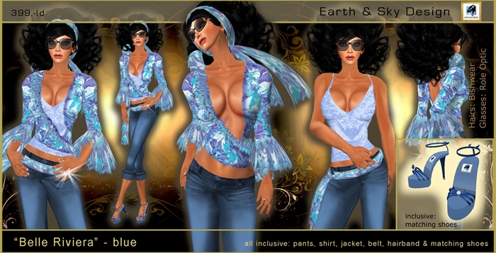 Earth & Sky - Belle Reviera blue