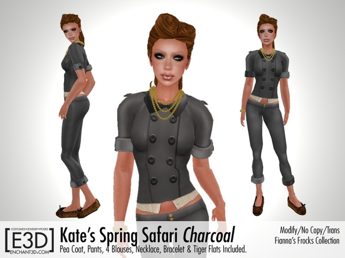[E3D] Enchant3D - Kate's Spring Safari Charoal