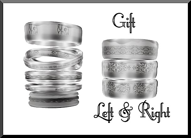 Amour Fashion - Bangled Bracelets - Silver