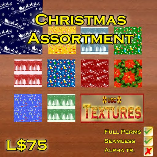 USC Textures - Christmas Assortment 1 
