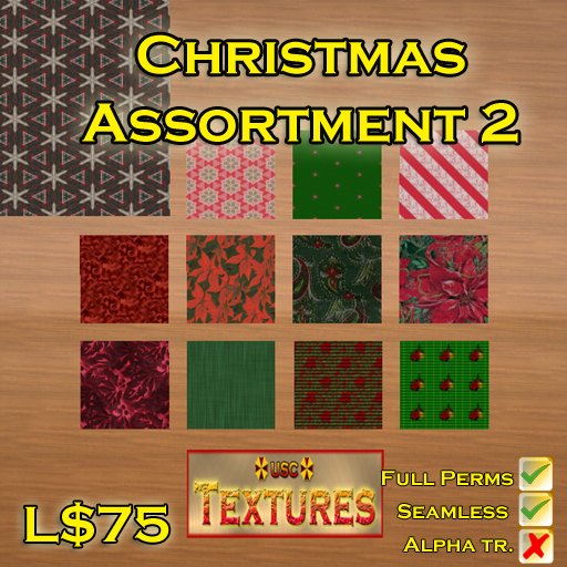 USC Textures - Christmas Assortment 2 