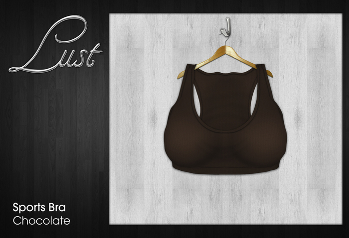 Lust - Sports Top - Chocolate