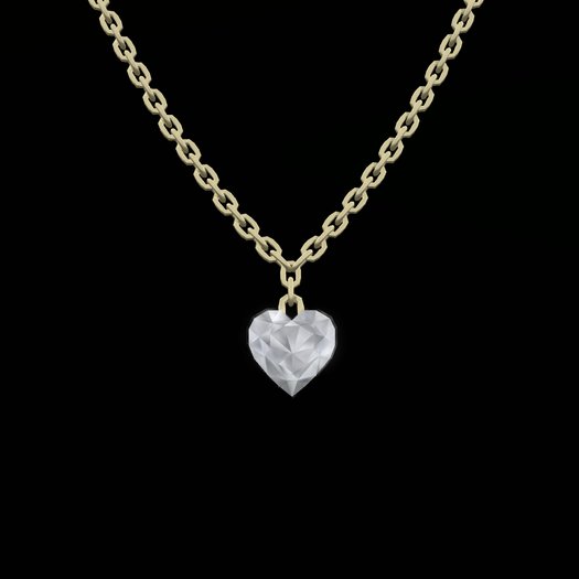 **50% OFF SALE** SBJ Heart Cut Solitaire Necklace