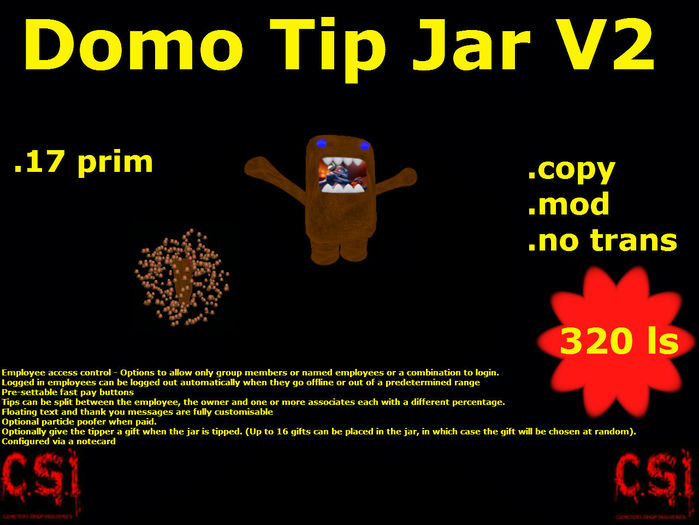 Domo Tip Jar V2 (box)