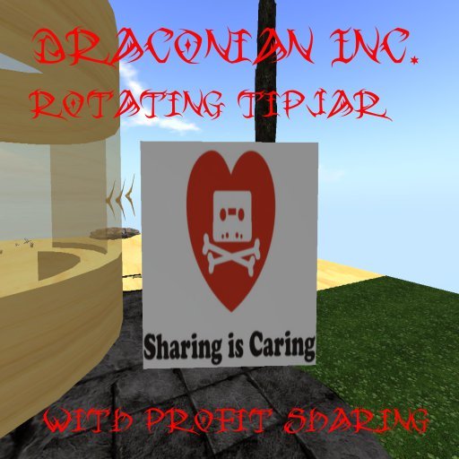 Sharing is caring split tipjar (Boxed) Draconian Inc.