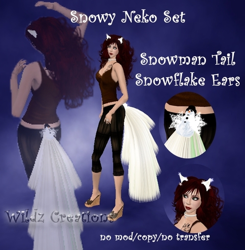 ~WC~ Snowy Neko set