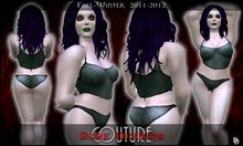 Dare Designs Couture: fall/winter 2011 - cami/brief set - pine