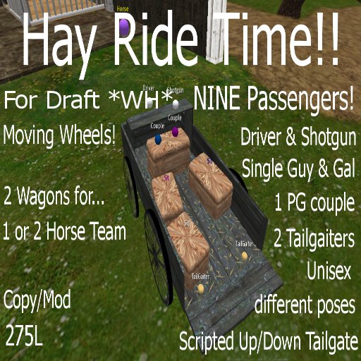 DD's *dWH* Hay Ride Buckboard