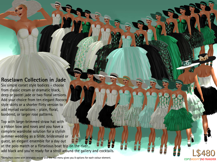 .~subVersa~. Rose Lawn Dress Collection - JADE