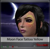 Upload[_]:: - Moon Face Tattoo (yellow)