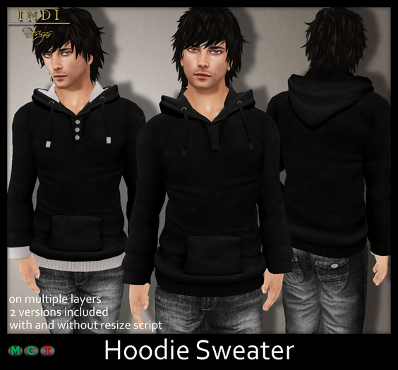 INDI Designs - Hoodie Sweater black
