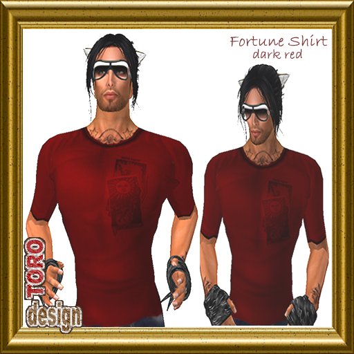Dark RED SHIRT FORTUNE