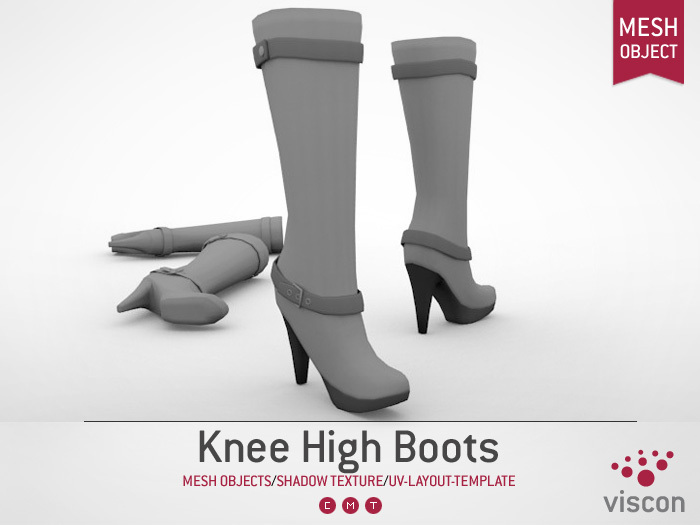 Viscon* Mesh Knee High Boots