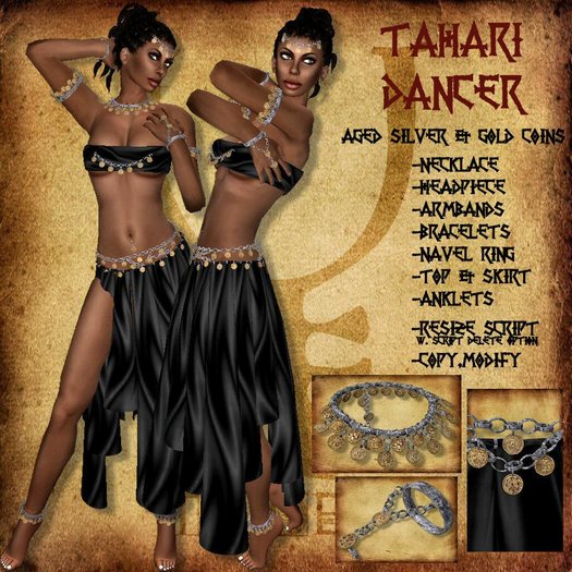 Tahari Dancer [Silver/Black]