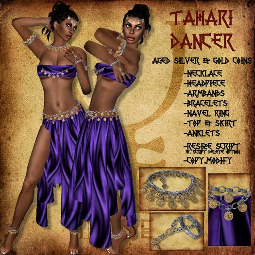 Tahari Dancer [Silver/Purple]