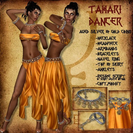 Tahari Dancer [Silver/Yellow]