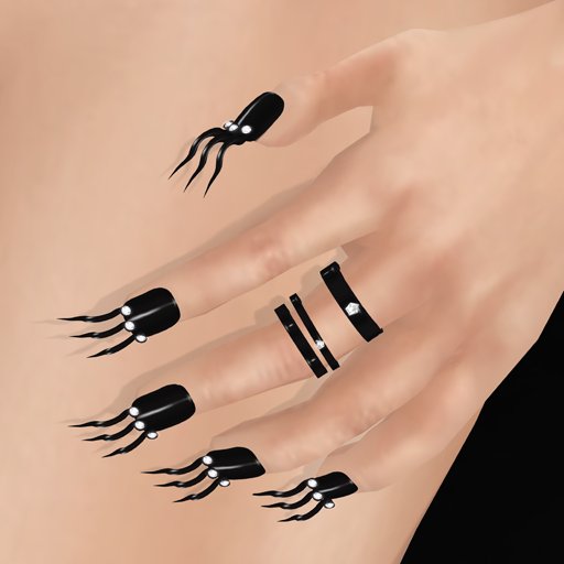 Finesmith Noir Nails size hand 10 