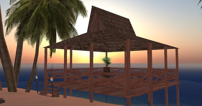 Tiki Beach Hut Boxed