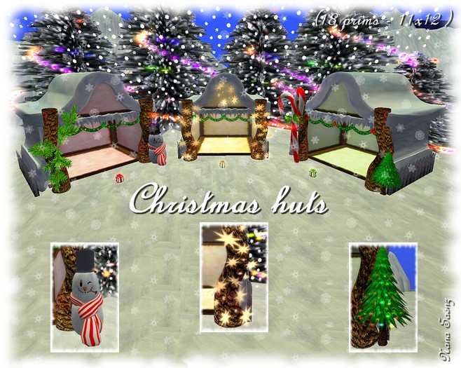 christmas huts 