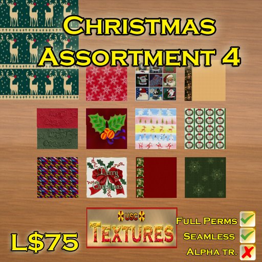 USC Textures - Christmas Assortment 4 