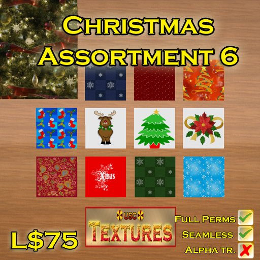 USC Textures - Christmas Assortment 6 
