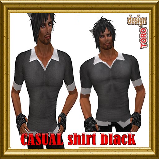 CASUAL shirt BLACK