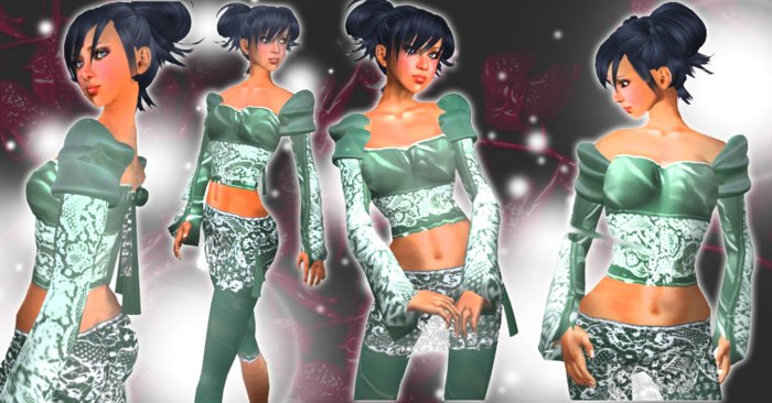 Maya Angels - Dollface **NEW SILK CASUAL DRESS WITH LACE PARTS**