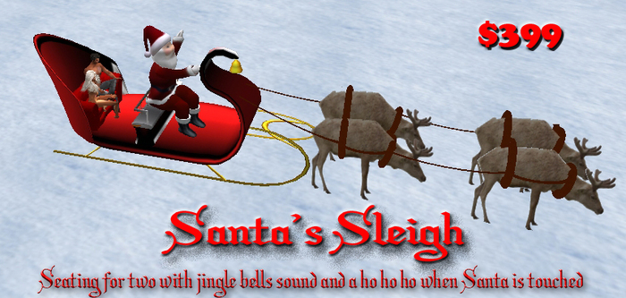 Boxed Santa's Sleigh